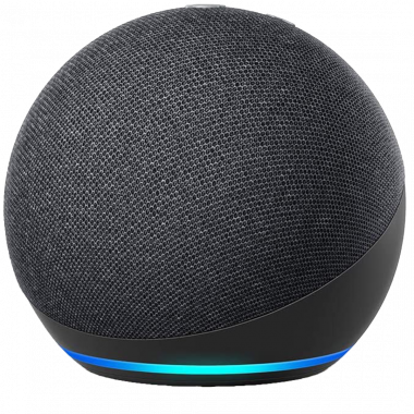 Amazon Echo Dot (4. Generation) Smarter Bluetooth-Lautsprecher mit sattem Klang und Alexa Anthrazit