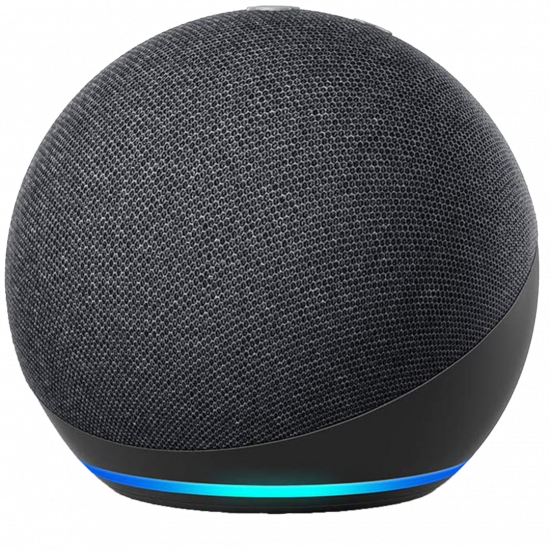 Amazon Echo Dot (4. Generation) Smarter Bluetooth-Lautsprecher mit sattem Klang und Alexa Anthrazit