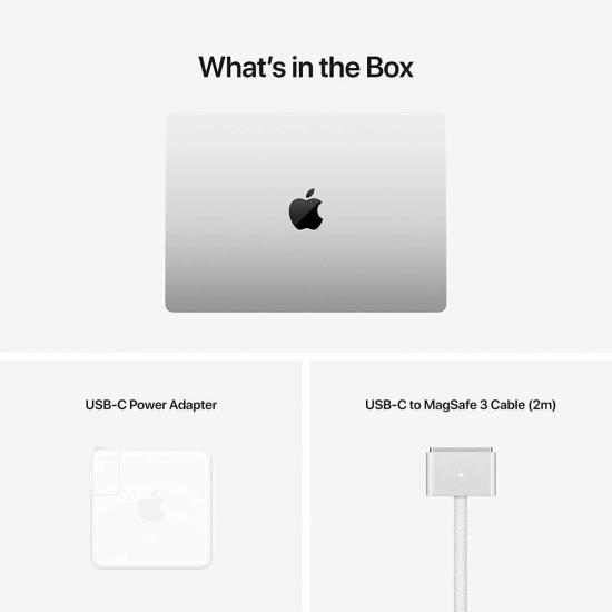 Apple MacBook Pro (2021, 14 Zoll, M1 Pro, 512GB) - Silber