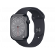 Apple Watch Series 8 45 mm (GPS) Mitternacht Aluminiumgehäuse mit M/L Mitternacht Sportarmband