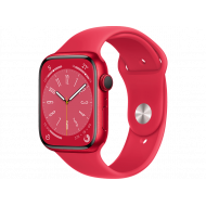 Apple Watch Series 8 41 mm (GPS) (PRODUCT)RED Aluminiumgehäuse mit M/L (PRODUCT)RED Sportarmband