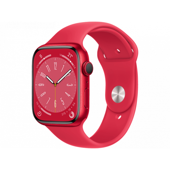 Apple Watch Series 8 41 mm (GPS) (PRODUCT)RED Aluminiumgehäuse mit M/L (PRODUCT)RED Sportarmband