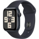 Apple Watch SE 2023 2. Generation (GPS, 40 mm) - Midnight-Aluminiumgehäuse mit S/M Midnight-Sportarmband