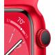 Apple Watch Series 8 45 mm (GPS) (PRODUCT)RED Aluminiumgehäuse mit M/L (PRODUCT)RED Sportarmband