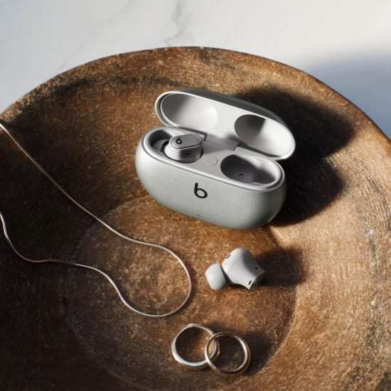 Beats Studio Buds + (2023) Komplett kabellose Noise Cancelling In-Ear Kopfhörer - Silber