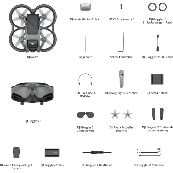 DJI Avata Pro-View Combo (DJI Goggles 2)