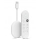 Google Chromecast mit Google TV 4K und Sprachfernbedienung (Snow)