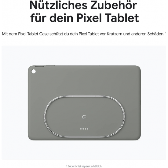 Google Pixel Tablet mit Ladedock mit Lautsprecher (8+256 GB) - Hasel