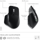 Logitech MX Master 3S für Mac - Kabellose Bluetooth-Maus mit ultraschnellem Scrollen (Dunkelgrau)