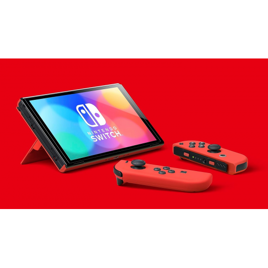 Nintendo Switch (OLED-Modell) - Mario-Edition (rot)