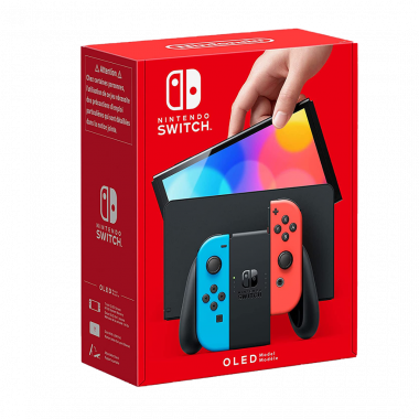 Nintendo Switch (OLED-Modell) Neon-Rot/Neon-Blau