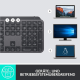 Logitech MX Keys Kabellose Tastatur - Schwarz