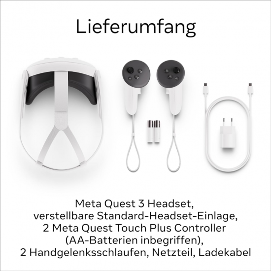 Meta Quest 3 Mixed Reality Headset - 128 GB