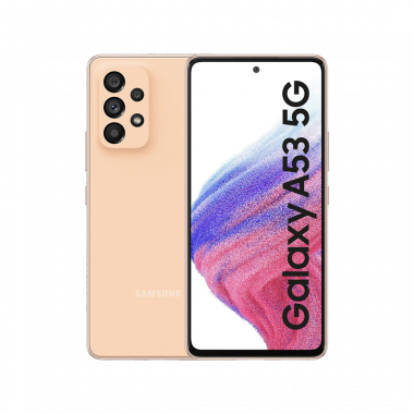 Samsung Galaxy A53 (8GB+128GB, 5G) - Awesome Peach