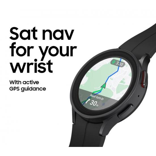 Samsung Galaxy Watch 5 Pro Smartwatch (Bluetooth, 45 mm) – Graues Titan