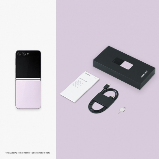 Samsung Galaxy Z Flip 5 5G Smartphone (8+512 GB) - Lavendel