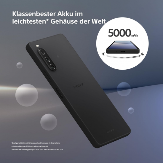 Sony Xperia 10 V 5G (8 GB + 128 GB) Smartphone - Weiß