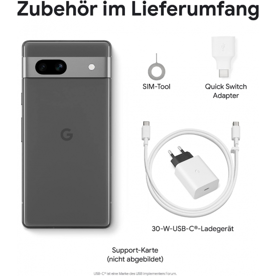 Google Pixel 7a 5G Smartphone (8+128 GB) – Schnee