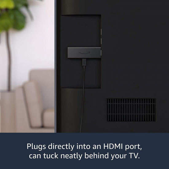 Amazon Fire TV Stick mit Alexa-Sprachfernbedienung 2021 (mit TV-Steuerungstasten)