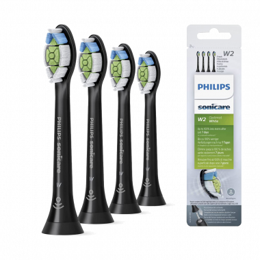 Philips Sonicare Optimal White Toothbrush Heads - Black