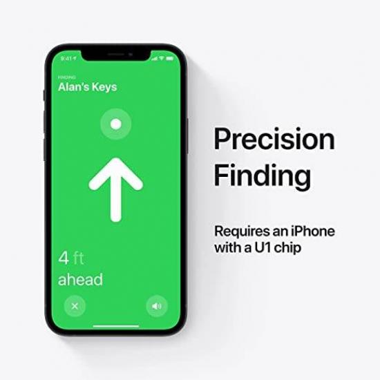 Neu Apple AirTag 4er Pack, Bluetooth Item Finder und Key Finder