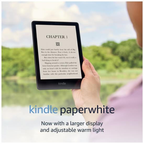 Amazon Kindle Paperwhite (11. Generation, Wi-Fi, 8 GB) 6" E-Reader – Schwarz