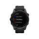 Garmin Fenix 7S Sapphire Solar Edition (42 mm) – kohlenstoffgraues DLC-Titan mit schwarzem Band