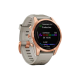 Garmin Fenix 7S Solar Edition (42 mm) – Roségold mit hellem Sandband