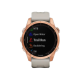 Garmin Fenix 7S Solar Edition (42 mm) – Roségold mit hellem Sandband