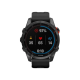 Garmin Fenix 7S Solar Edition (42 mm) – Schiefergrau mit schwarzem Band