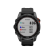 Garmin Fenix 7S Solar Edition (42 mm) – Schiefergrau mit schwarzem Band