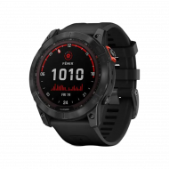 Garmin Fenix 7X Solar Edition (51 mm) – Schiefergrau mit schwarzem Band