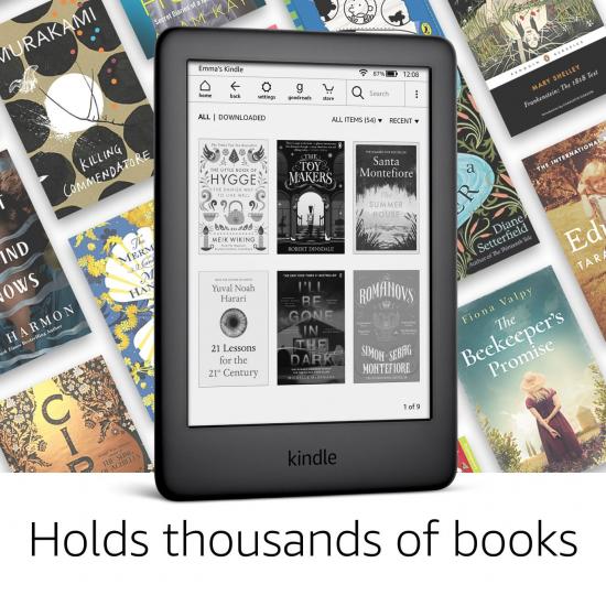Amazon Kindle (10. Generation, Wi-Fi, 8 GB) 6" E-Reader – Schwarz