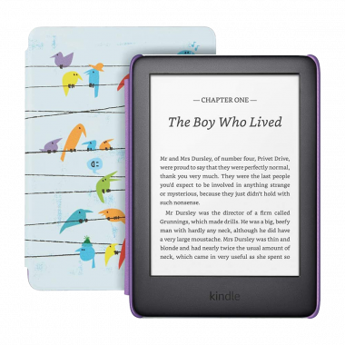 Amazon Kindle Kids Edition (10. Generation, Wi-Fi, 8 GB) 6" E-Reader mit Cover - Regenbogenvogel