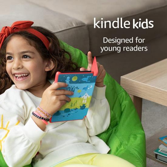 Amazon Kindle Kids Edition (10. Generation, Wi-Fi, 8 GB) 6" E-Reader mit Cover - Raumstation