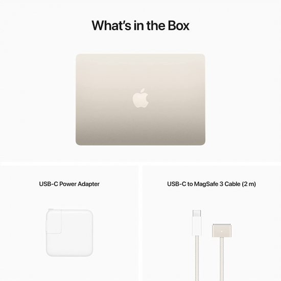 Apple MacBook Air 2022 (13,6 Zoll, M2, 512 GB) – Polarstern
