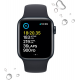 Apple Watch SE 2022 2. Generation (GPS, 40 mm) – Midnight Aluminiumgehäuse mit M/L Midnight Sportarmband