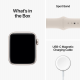 Apple Watch SE 2022 2. Generation (GPS, 40 mm) – Polarstern Aluminiumgehäuse mit Polarstern Sportarmband M/L