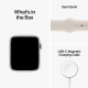 Apple Watch SE 2022 2. Generation (GPS, 44 mm) – Polarstern Aluminiumgehäuse mit Polarstern Sportarmband M/L