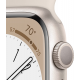 Apple Watch Series 8 41 mm (GPS) Polarstern Aluminiumgehäuse mit Polarstern Sportarmband M/L