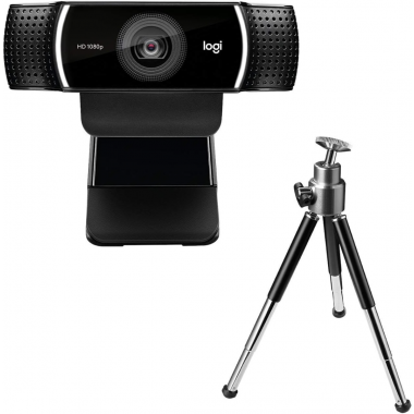 Logitech C922 PRO Webcam mit Stativ