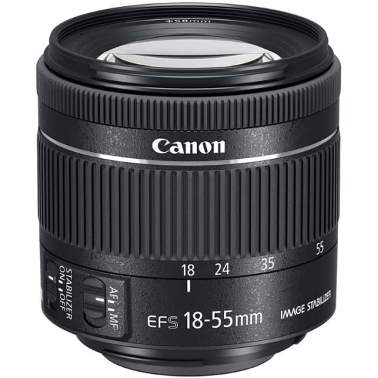 Canon EF-S 18–55 mm f4–5,6 IS STM Objektiv