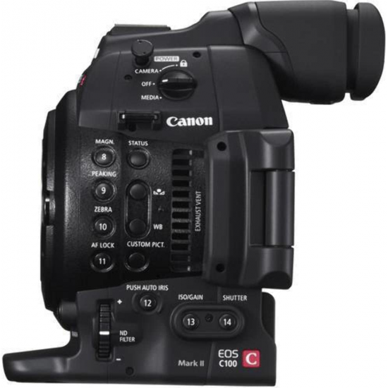 Canon EOS C100 Mark II Cinema EOS Kamera mit Dual Pixel CMOS AF (EF-Mount)