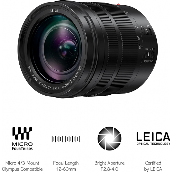 Panasonic Leica DG Vario-ElmarIT 12-60mm f/2.8-4 ASPH Power O.I.S. Linse