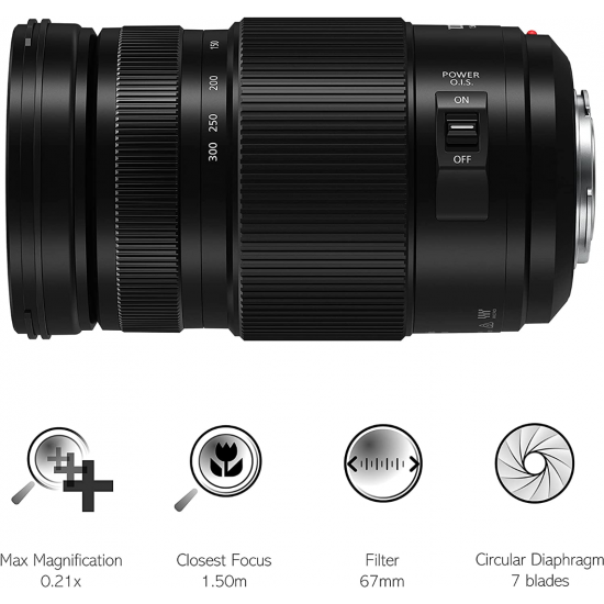 Panasonic Lumix G Vario Ultra 100-300mm f/4-5.6 II POWER O.I.S. Linse