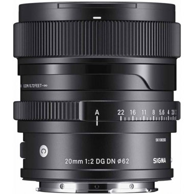 Sigma 20mm F2 DG DN Zeitgenössisches Objektiv (Sony E)