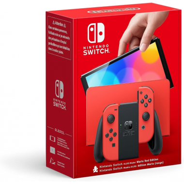 Nintendo Switch (OLED-Modell) - Mario-Edition (rot)