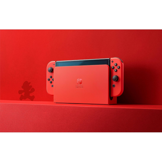 Nintendo Switch (OLED-Modell) - Mario-Edition (rot)