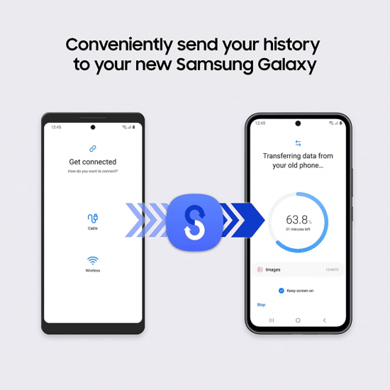 Samsung Galaxy A54 5G Smartphone (Dual-SIMs, 8+256 GB) – Graphit