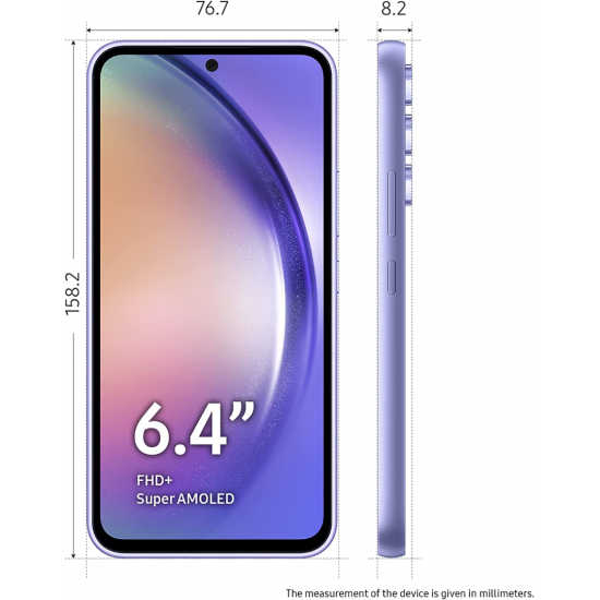 Samsung Galaxy A54 5G Smartphone (Dual-SIMs, 8+256 GB) - Violett